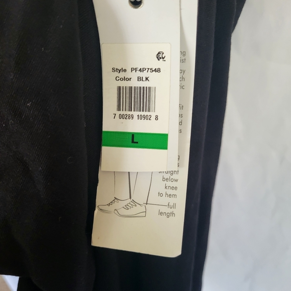 NWT Calvin Klein Performance L High Waist Straight Leg Yoga Pant Black - Picture 8 of 10
